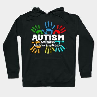 Autism Awareness Educate Love Support Advocate Hoodie